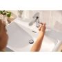 Hansgrohe håndvaskarmatur Rebris S 110 CoolStart EcoSmart+ m/bundventil krom