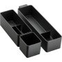 Hansgrohe IntraStoris Basis skuffeinddelingssæt sort 10x34,5 cm