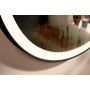 Hansgrohe spejl Xarita Lite S 4000K LED sort ramme Ø70 cm
