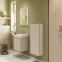 Hansgrohe højskab Xilesa sand beige 106x40x20 cm