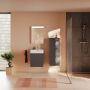 Hansgrohe højskab Xilesa grå 106x40x20 cm