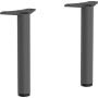 Hansgrohe Xilesa E møbelben skifergrå 145/20 mm 2 stk.