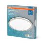 Osram LED-plafond IP44 3000-4000K krom Ø30 cm