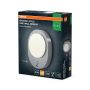 Osram ude væglampe Endura 8W 370 sølv m. sensor