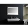 Spejl Silver Futura med LED 100x70 cm