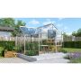 Vitavia drivhus Sirius 13 m² alu hærdet glas inkl. sokkel 