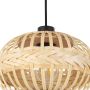 Eglo Amsfield 1 klyngependel 3x40W E27 sort/natur 48 cm
