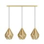 Eglo Carlton langbordlampe 3xE27 guld
