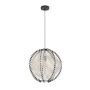 Eglo Waverton pendel E27 sort/hvid Ø48 cm