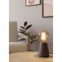 Eglo Asby bordlampe H10cm E27 mørk træ 