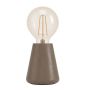 Eglo Asby bordlampe H10cm E27 mørk træ 