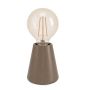 Eglo Asby bordlampe H10cm E27 mørk træ 