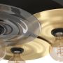 Eglo Lintmill loftlampe E27 sort/messing Ø53 cm