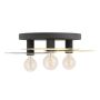 Eglo Lintmill loftlampe E27 sort/messing Ø53 cm