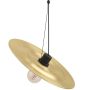 Eglo Lintmill pendel E27 sort/børstet messing Ø40 cm