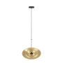 Eglo Lintmill pendel E27 sort/børstet messing Ø40 cm