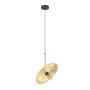 Eglo Lintmill pendel E27 sort/børstet messing Ø40 cm