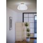 Eglo Summerhill loftlampe papirskærm træ/hvid Ø400 mm 