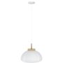 Eglo Summerhill pendel papirskærm træ/hvid Ø550 mm