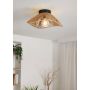 Eglo Lavister loftlampe Ø390 E27 sort/natur