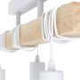Eglo Townshend 1 pendel hvid/eg E27 55 cm