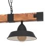 Eglo Oldbury langbordlampe 3L eg/sort