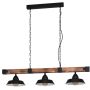 Eglo Oldbury langbordlampe 3L eg/sort