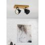 Eglo spotlampe Gatebeck 2xE14 træ/sort