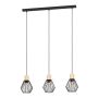 Eglo Palmorla langbordslampe 3xE27 L76cm sort/eg 