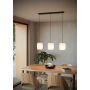 Eglo Belgrave langbordlampe L88cm 3xE27 sort/hvid