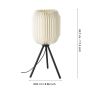 Eglo Belgrave bordlampe H44cm E27 sort/hvid 