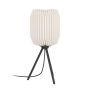Eglo Belgrave bordlampe H44cm E27 sort/hvid 