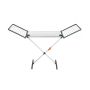 Juwel tørrestativ Superdry aluminium 18 m