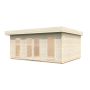 Palmako hytte Bret ubehandlet nordisk gran 19,9 m²