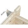 Palmako hytte Bret ubehandlet nordisk gran 19,9 m²