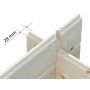 Palmako pavillon Melanie ubehandlet 7 m²
