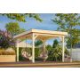 Palmako pavillon Lenna ubehandlet 8,3 m²