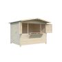 Palmako kiosk Marian ubehandlet 6,2 m² 