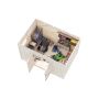 Palmako redskabsrum Stig ubehandlet 8,2 m²