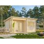 Palmako sauna Sanna ubehandlet 11,5 m²