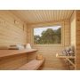 Palmako sauna Sanna ubehandlet 11,5 m²
