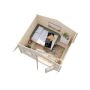 Palmako hytte Emma ubehandlet 10,4 m²