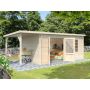Palmako hytte Ella ubehandlet 13,1+3,9 m²