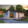 Palmako dobbeltgarage m/ledhejseport Andre 44,7 m²