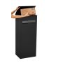 Mefa pakkepostkasse Oak 481 sort