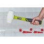 Ryobi gummihammer hvid 450 g