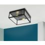 Eglo loftlampe Charterhouse sort 2x60 W
