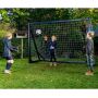 Homegoal fodboldmål Pro XL sort træ 300x200 cm