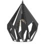 Eglo Carlton pendel Ø38,5 cm sort/silver