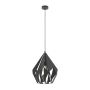 Eglo Carlton pendel Ø38,5 cm sort/silver